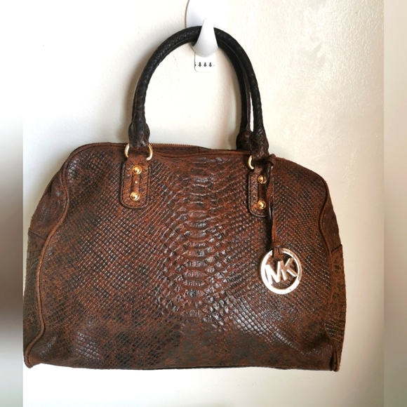 Michael Kors Embossed Python Bag - Picture 1 of 10